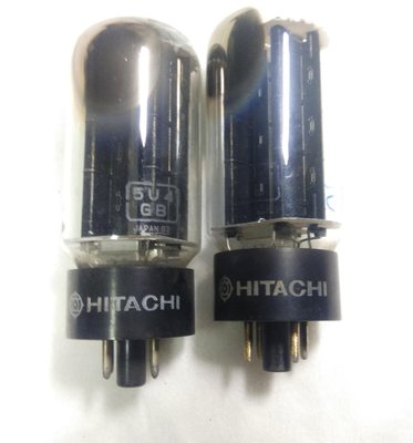 中古日製HITACHI 5U4 GB全波整流管