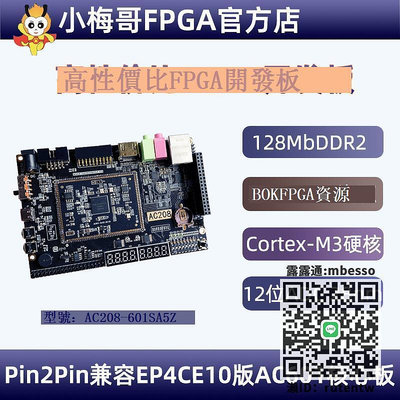 核心板小梅哥國產智多晶SoC FPGA核心板Cortex-M3 DDR2 ADC AC601