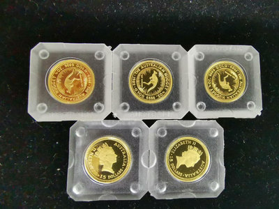 澳大利亞，新加坡金幣，純金3.11克，7.77克，看中私聊，