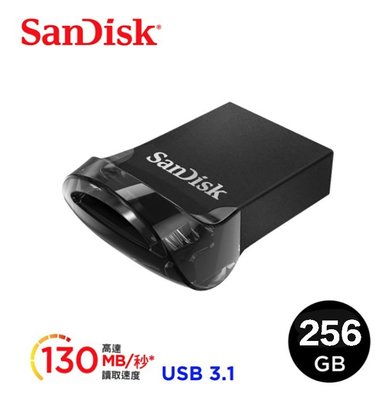 【eYe攝影】公司貨 Sandisk CZ430 256G Ultra Fit USB 3.1 高速隨身碟 資料備份
