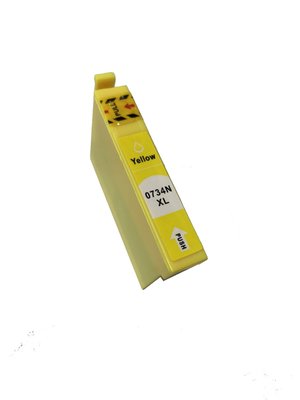 EPSON 73N T0734n 黃色副廠墨水匣 TX300/TX410/TX550W/TX610/TX600
