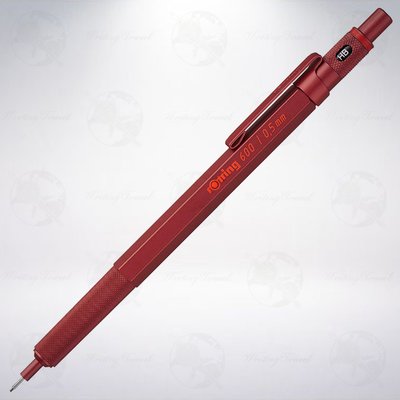 德國 紅環 rOtring 600 限定版自動鉛筆: 狂熱紅/0.5mm