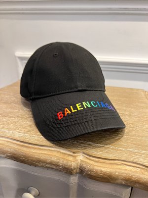 Balenciaga 巴黎世家 彩色刺繡logo 老帽