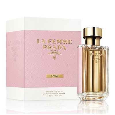 【PRADA】LA FEMME L'eau 纓粉淑女 女性淡香水 50ml