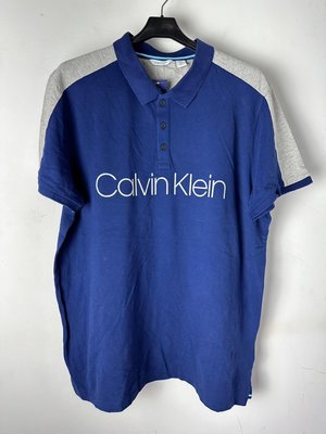 Calvin Klein 藍灰色 短袖 POLO衫 B779051 Y