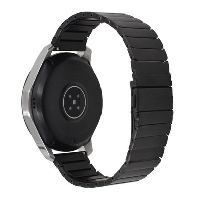 促銷打折 錶帶 手環 適用三星 Galaxy Watch 46華米1/2/2s竹節不銹鋼屬表帶22華為