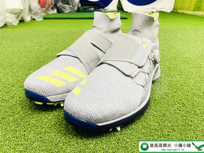 [小鷹小舖] Adidas Golf ZG21 MOTION BOA 高爾夫球鞋 GZ5277 有釘 旋鈕式鞋帶微調系統