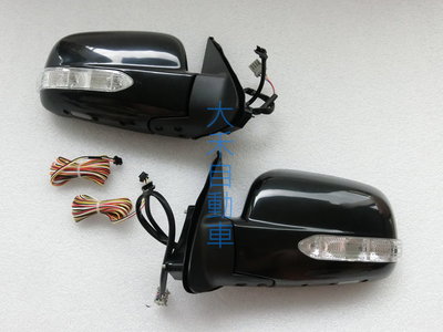 大禾自動車 LED 電動折疊 帶燈 後視鏡 未烤漆 適用 HONDA CRV2 CRV 2代 02-06