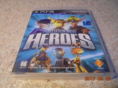 PS3 群雄大冒險 中文版 PlayStation Move Heroes 直購價500元 桃園《蝦米小鋪》