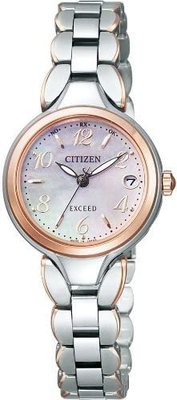 日本正版 CITIZEN 星辰 EXCEED ES8044-53W 電波錶 手錶 女錶 光動能 日本代購