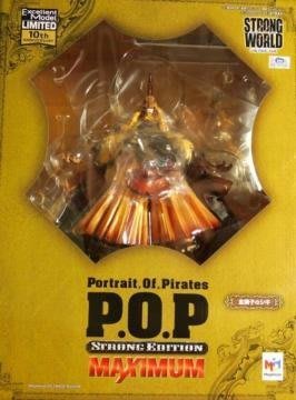 日本正版 POP 海賊王 航海王 SE-MAXIMUM 金獅子 模型 公仔 日本代購