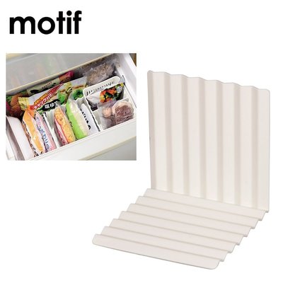 【日本PEARL】Motif 冷凍冷藏庫分隔板-白(4片入)