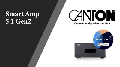 德國Canton Smart Amp 5.1 G2 ( 7.1.4聲道環繞擴大機) 誠可議