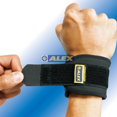 ALEX H-74 奈米竹炭調整型護腕 透氣 舒適 保護 羽球 健身 網球運動 台灣製造 尚有LP