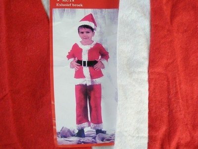 兒童聖誕服 小男生聖誕衣 聖誕老公公服裝(小孩裝)/一組入(促200)聖誕老人 聖誕衣服 耶誕服~佳