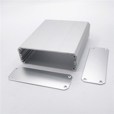 鋁合金外殼鋁型材盒子分體鋁殼電池盒殼體電路板殼開孔定制104*36
