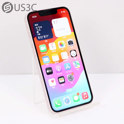【US3C-小南門店】Apple iPhone 13 mini 128G 5.4吋 粉紅色 IP68防水防塵 Qi無線充電  UCare延長保固6個月