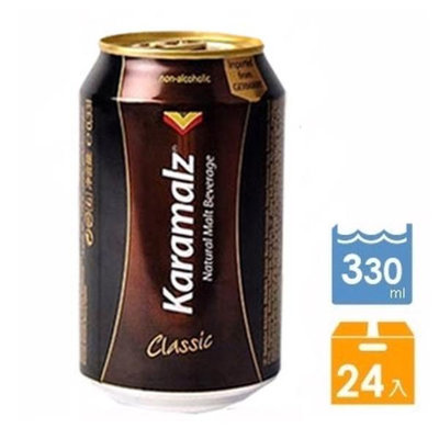 (整箱24瓶 ) 【卡麥隆Karamalz】黑麥汁 鋁罐瓶裝(330mlx24罐)
