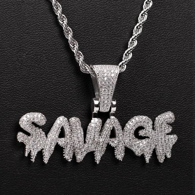 S925 pure silver savage solid Pendant  純銀項鍊