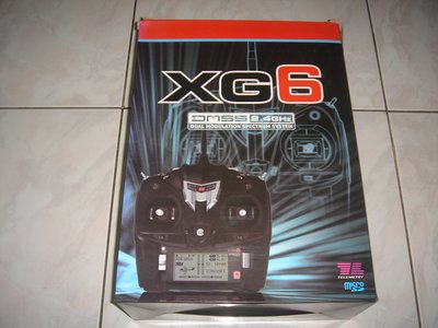 (大樹的家): JR (6動) XG6 雙向2.4G(DMSS) 遙控器+R8DM-SB 8動接收大特價