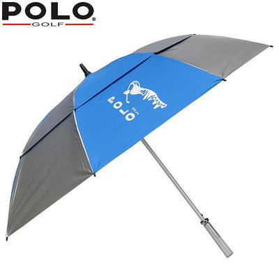 創客優品 polo 高爾夫球傘 雙層 雙人防風 男女長柄雨傘 防曬雨傘 GF2383