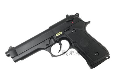 【戰地補給】台灣製WE M92 M-92全金屬黑色CO2手槍(滑套可動可後定，後座力大)
