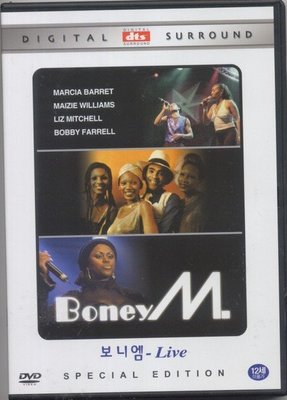 正版全新DVD~DTS邦尼M合唱團現場演唱會Boney M Live~另有Boney M The Greatest Hits