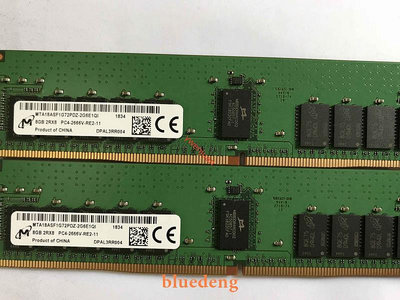 鎂光原裝 8G 2RX8 PC4-2666V伺服器記憶體 8GB DDR4 2666 ECC REG
