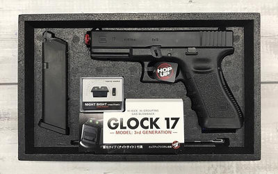 《GTS》MARUI 東京丸井 GLOCK 17 GEN3 G17 瓦斯 短槍 附原廠夜光準心