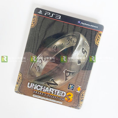 【優質二手電玩】PS3 秘境探險3 德瑞克的騙局 中英文合版 中文版 鐵盒版 盜賊末路一樂電玩】