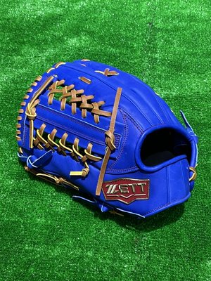 棒球世界全新ZETT36227系列硬式棒球專用外野網狀手套特價藍色(BPGT-36227)反手用