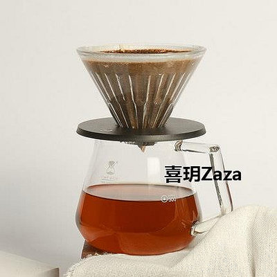 新品官方授權泰摩 玻璃冰瞳 手沖咖啡滴濾杯 V60濾杯咖啡壺