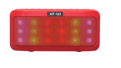 HF-Q8 無線藍牙/插卡音箱 戶外手機音箱 低音炮LED彩燈音響 "全新品"