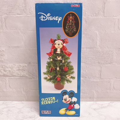 絕版 現貨免運可刷卡分期 日本正版 迪士尼 米奇 聖誕樹 掛滿 鈴鐺 禮物盒 米老鼠大頭 擺飾/裝飾品 F16