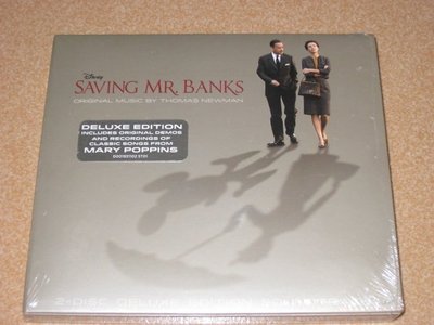 美版CD電影原聲帶《大夢想家》豪華雙碟版 ／  Saving Mr. Banks- Thomas Newman 全新未拆