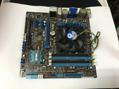 電腦雜貨店→華碩 P8H77-M PRO 主機板  (1155 顯示 DDR3 H77)二手良品 $950