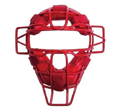 棒球世界全新Brett 布瑞特 兒童用捕手面罩 BM-55E 紅色