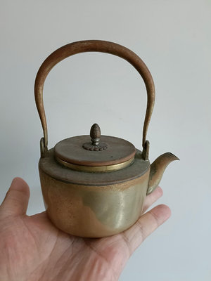 日本昭和時期小容量銅壺