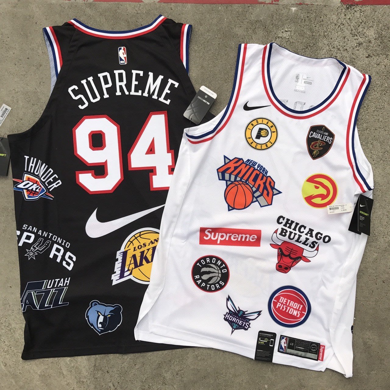 ☆LimeLight☆ Supreme x Nike x NBA Teams Basketball Jersey 球衣