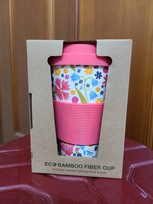 全新品 竹纖維環保隨行杯 粉色 可使用五倍券