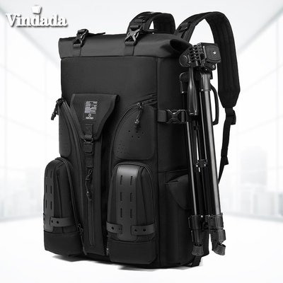 OZUKO多功能大容量後背包 戰術 軍事風背包 男士 出國 旅行後背包 可擴容 攝影背包 行李箱背包 大學生背包 筆電背