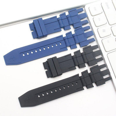 【熱賣精選】 鴻空錶帶俄羅斯硅膠帶 藍色 代用INVICTA英弗他 俄羅斯 橡膠錶帶
