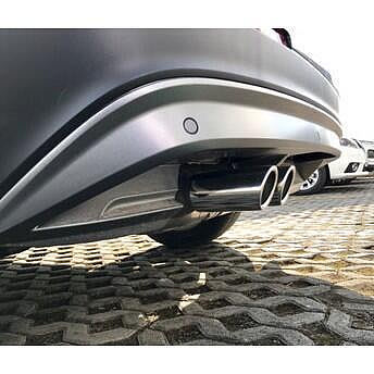 台灣現貨精品福斯 VW 2017-2021年 TIGUAN 尾飾管 TIGUAN 排氣管 TIGUAN 裝飾尾  市