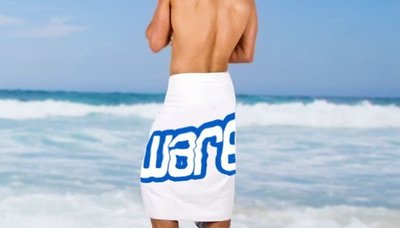 庫存出清【PH-03】MAN AWARE 流行時尚純棉運動浴巾.海灘巾