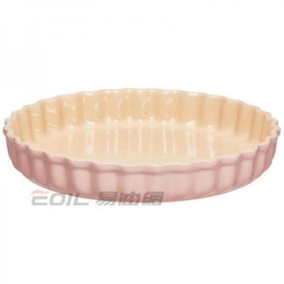 【易油網】【缺貨】LE CREUSET 陶瓷焗烤盤 28cm法國製 雪紡粉 粉色系列 91015928401100
