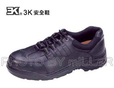 【米勒線上購物】安全鞋 3K 運動風格 安全鞋 黑色 有鋼頭工作鞋 100% 台灣製 可加購鋼底