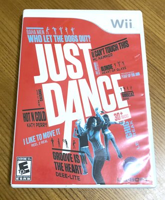任天堂 Wii JUST DANCE 舞力全開 美規 遊戲片