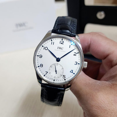 【個人藏錶】 IWC 萬國錶 IW358304 新款葡萄牙 藍鋼針 透背機芯 40mm 2021年 全套 保固內 台南二手錶