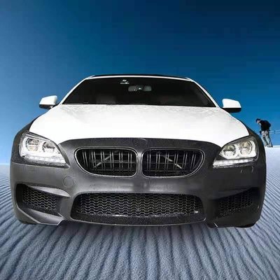 寶馬 BMW 6系F12 F13 F06 640 升級  M6 樣式 前保桿 + 葉子板 PP材質 素材 大包 現貨供應