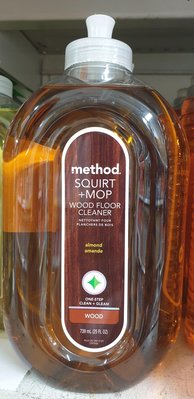 6/13前 美國 METHOD 美則 木質地板清潔劑 739ml 到期日2026/11/20 頁面是單瓶價